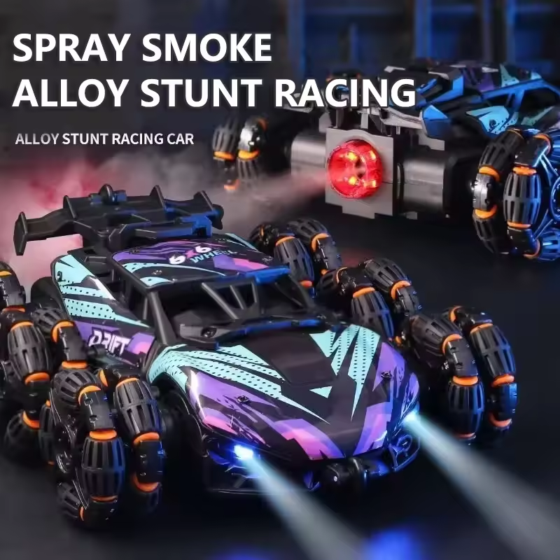 2.4G RC 6 Wheels Stunt Car With Smoke
