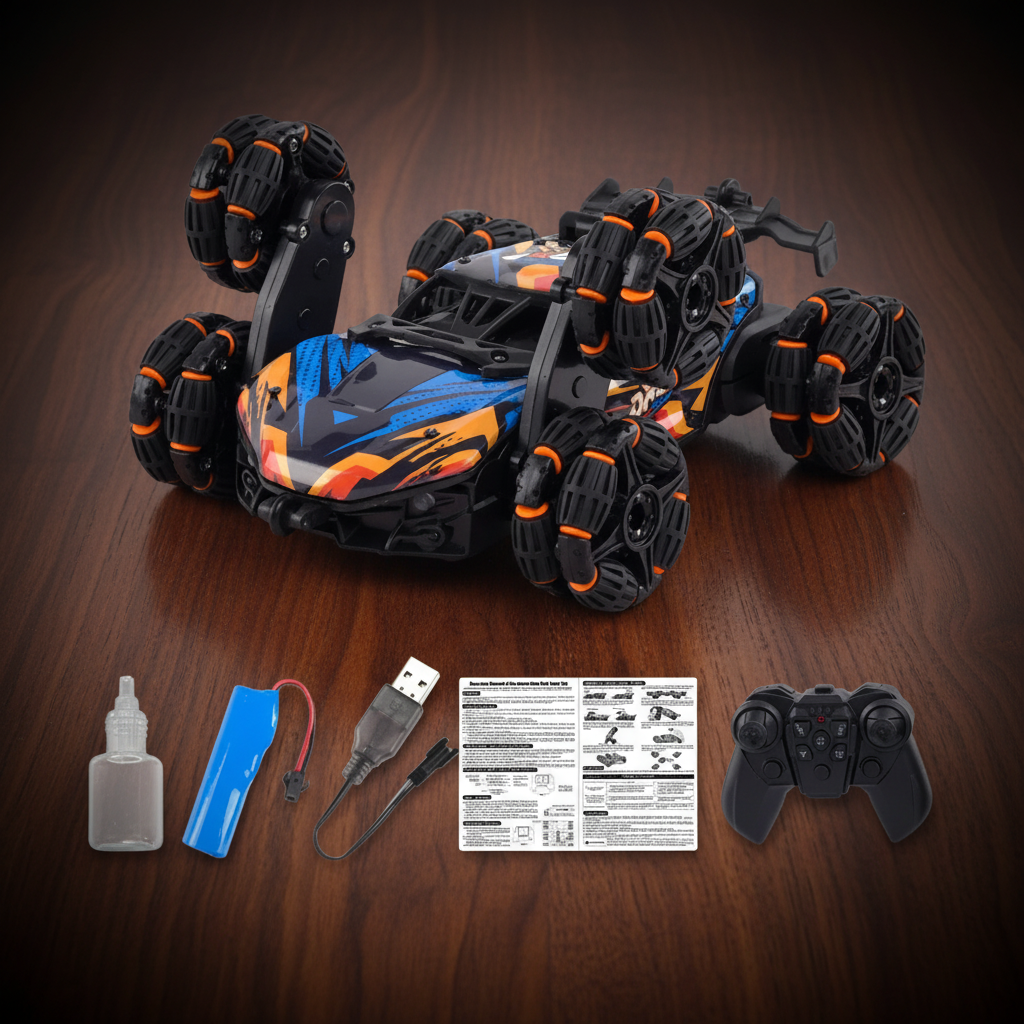 2.4G RC 6 Wheels Stunt Car With Smoke