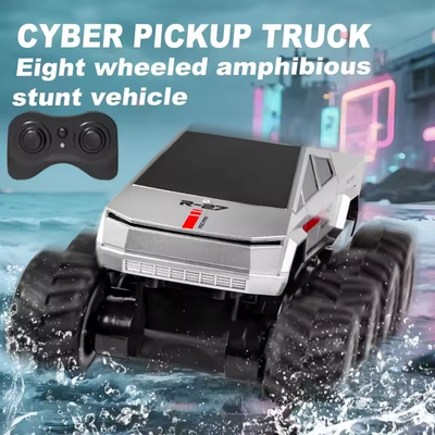 2.4G RC 8WD Tesla Amphibious Armored Truck