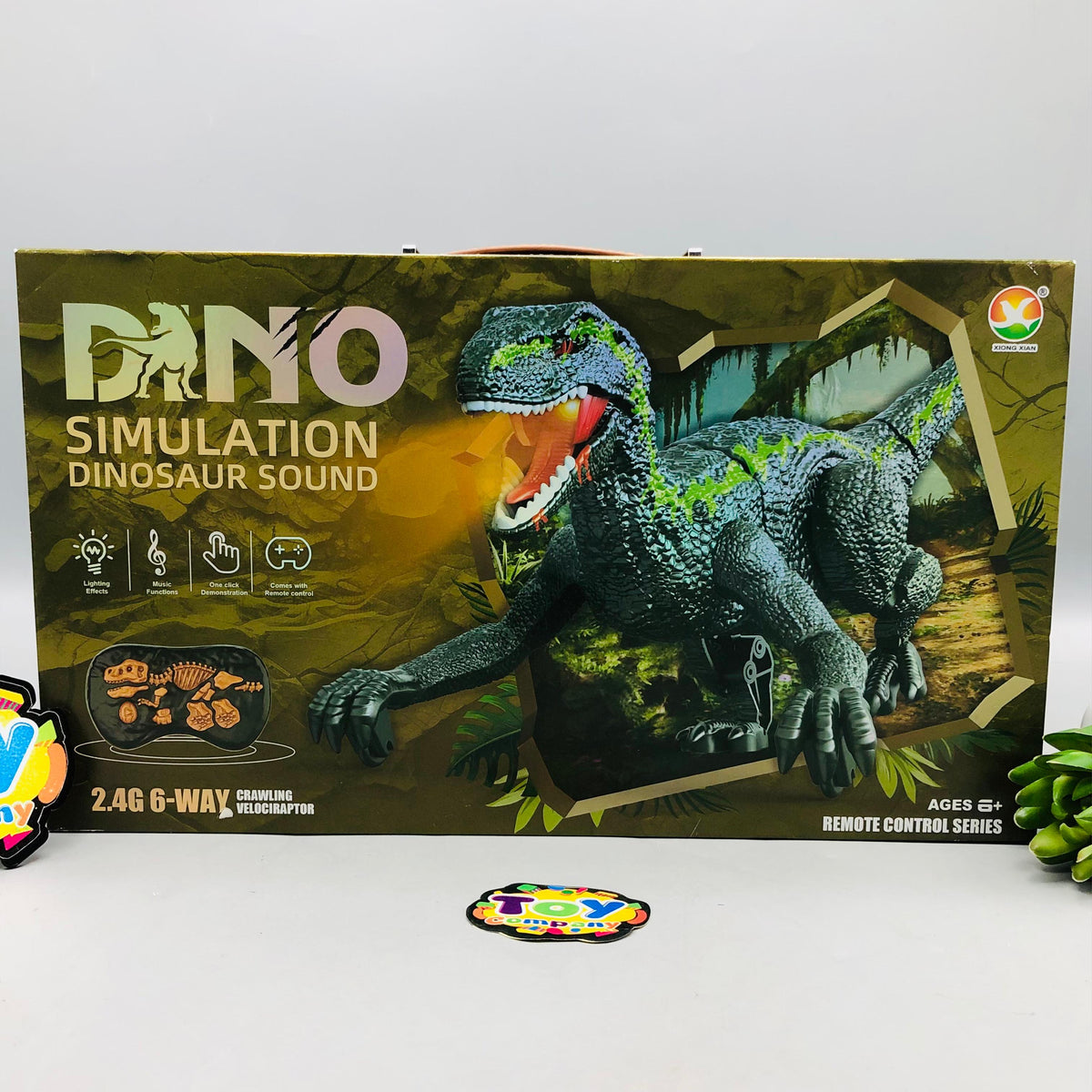 2.4G RC Crawling Dinosaur With Light & Sound - Major Fault
