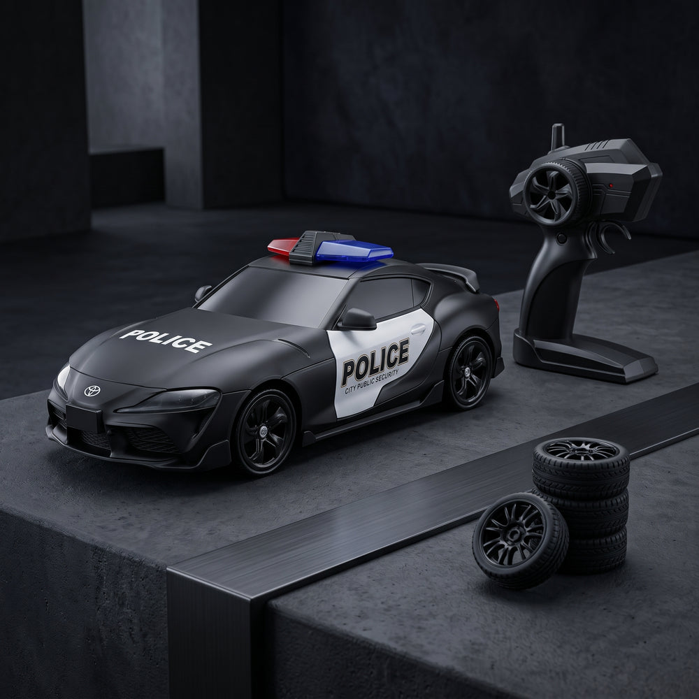 2.4G RC Toyota Supra Police 4WD Drift Car