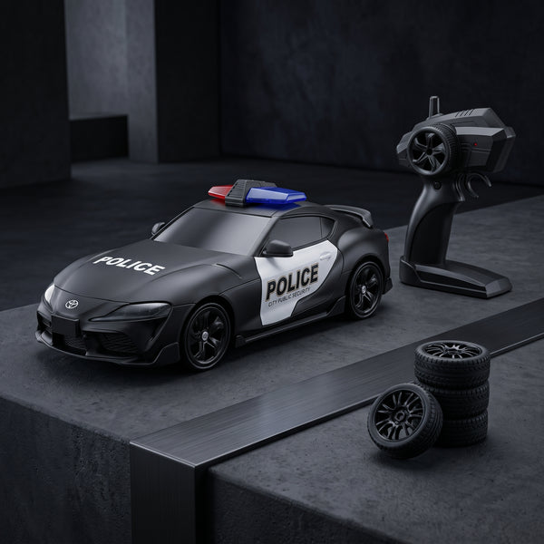 2.4G RC Toyota Supra Police 4WD Drift Car