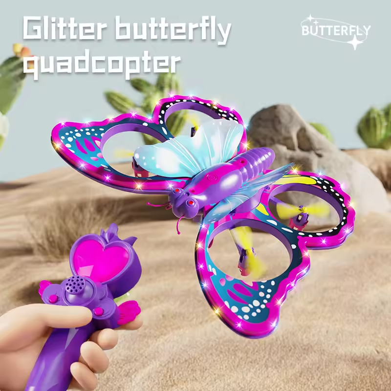 2.4G RC Magic Wand Flying Butterfly With Lights