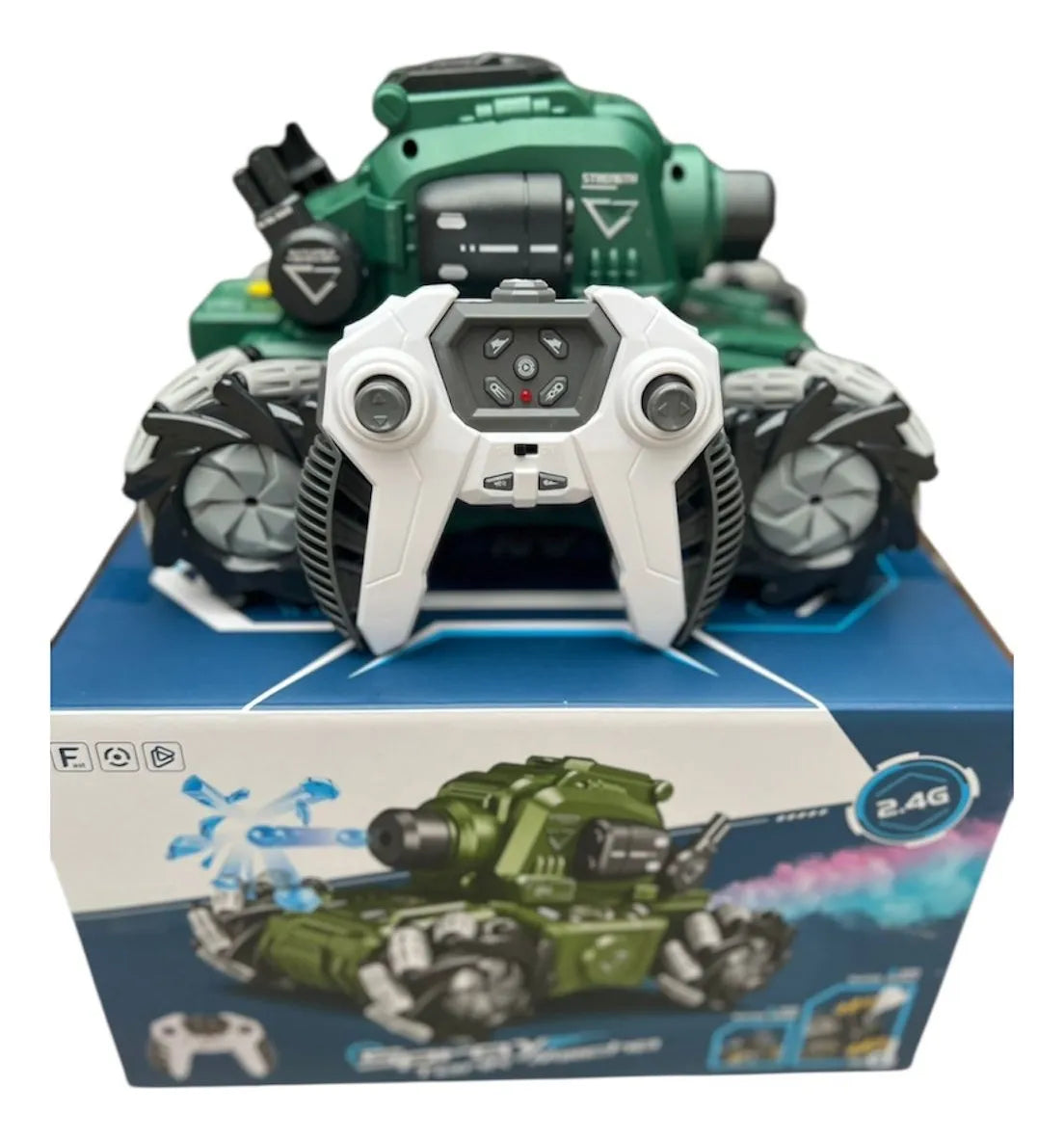 2.4G RC Gel Blaster  Shooting Tank With Smoke