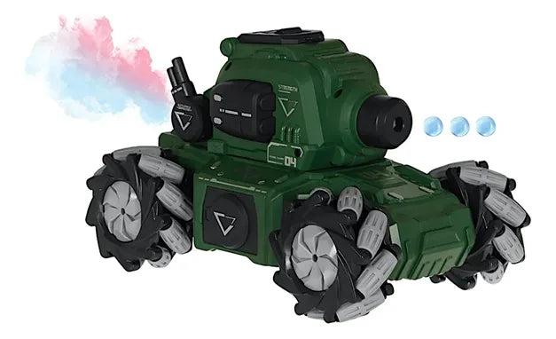 2.4G RC Gel Blaster  Shooting Tank With Smoke