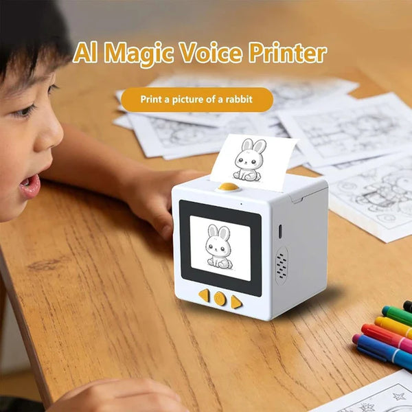 2.4 Inch AI Smart Voice Thermal Printer