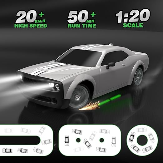 2.4GHz RC 4WD Dodge Challenger Drift Car