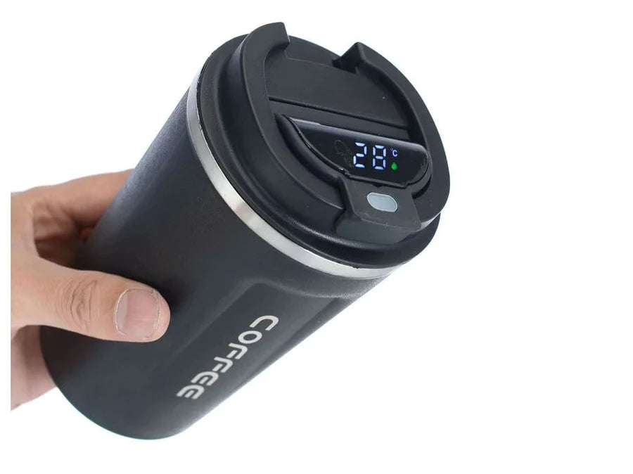 510ml Stainless Steel Vacuum Coffee Mug Temperature Display