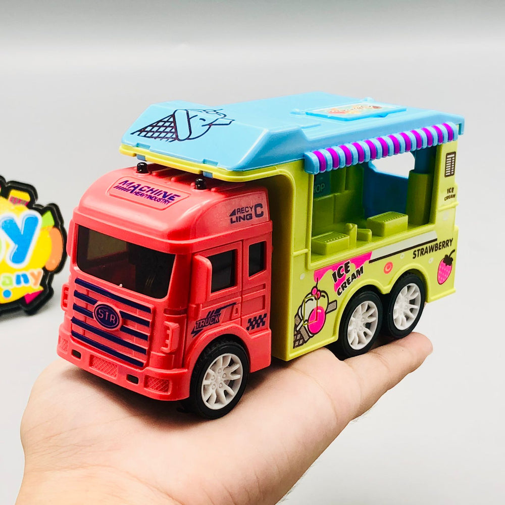 1Pc ABS Inertial Fun Dessert & Fast Food Selling Car Toy - Assortment