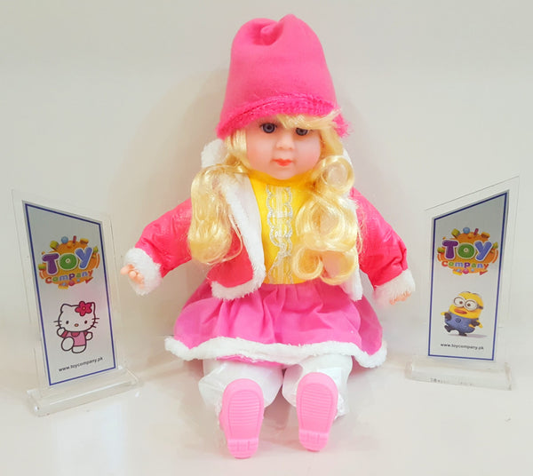 Soft Winter Doll with Matching Hat
