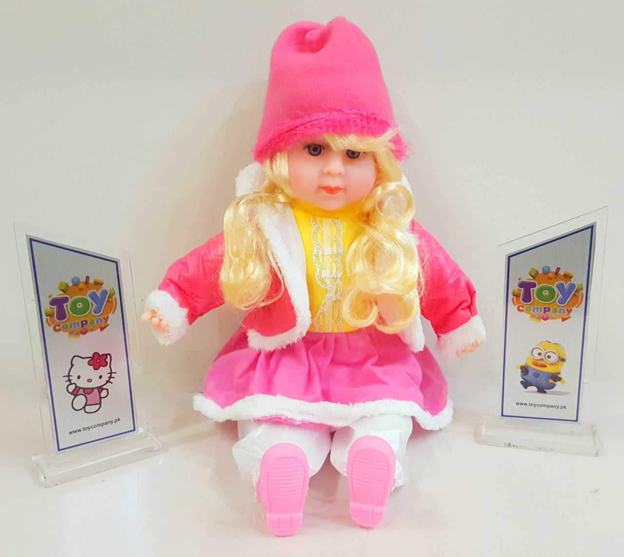 Soft Winter Doll with Matching Hat