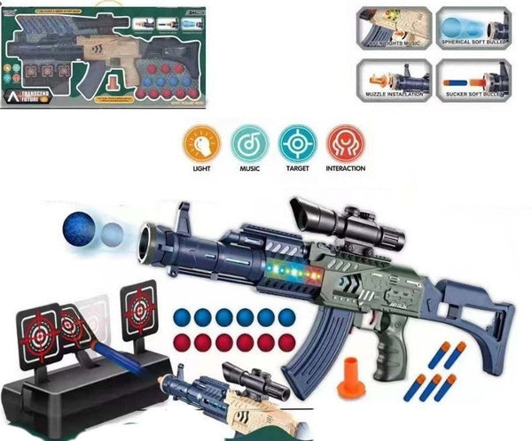 Transcend Future Gun with Soft Bullets and Targets