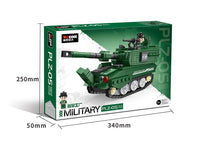DIY Military Fighter Tank Brick Set - 324Pcs