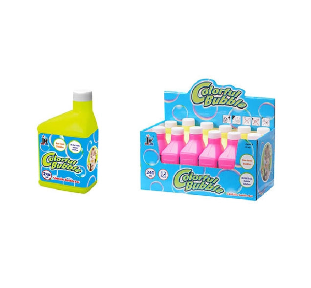 240ml Colorful Bubble Liquid Bottle