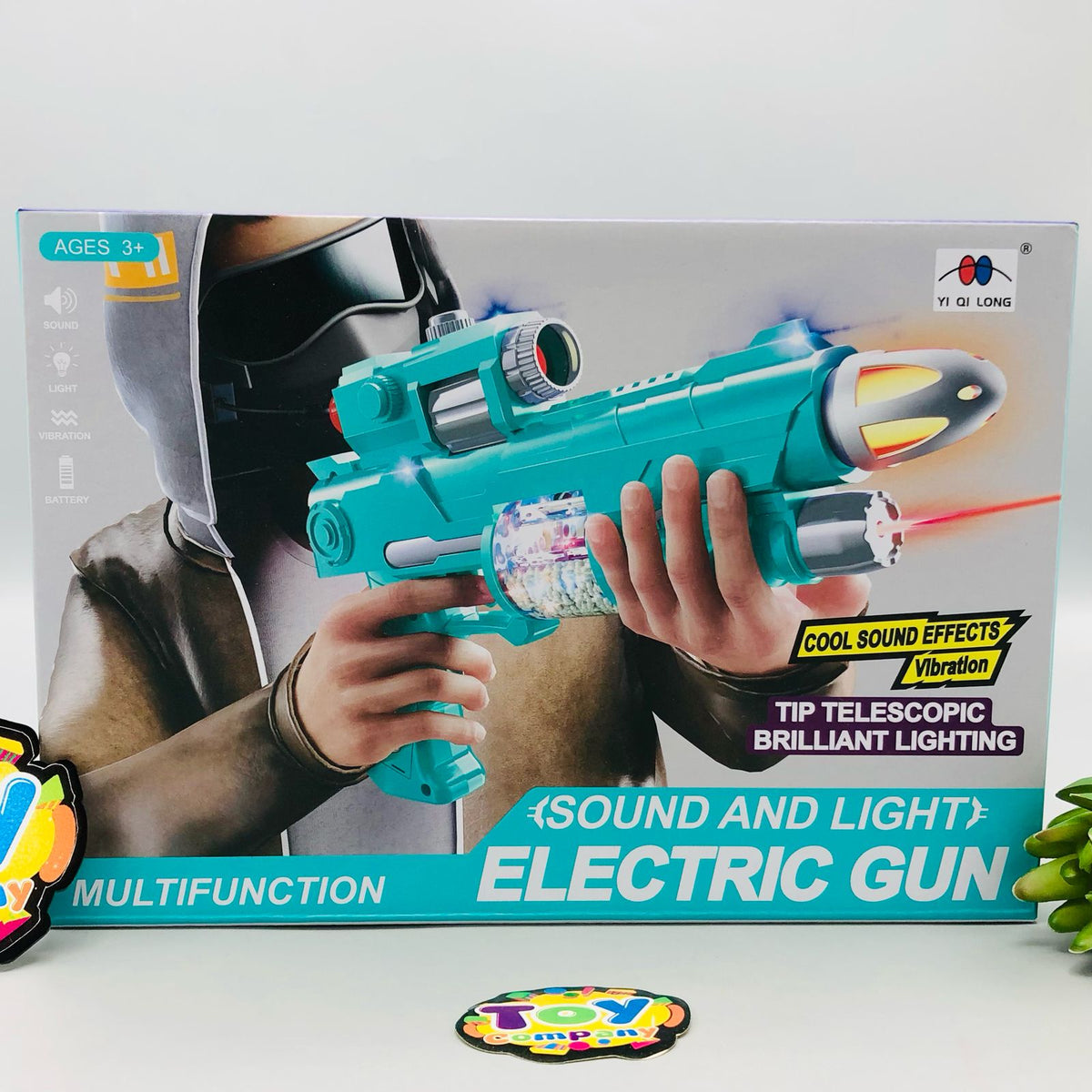 Electric Shooting Gun With Light & Sound