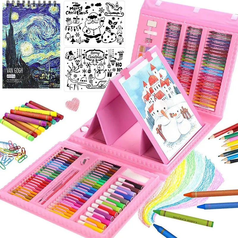208Pcs Premium Unicorn Kids Super Mega Art Set