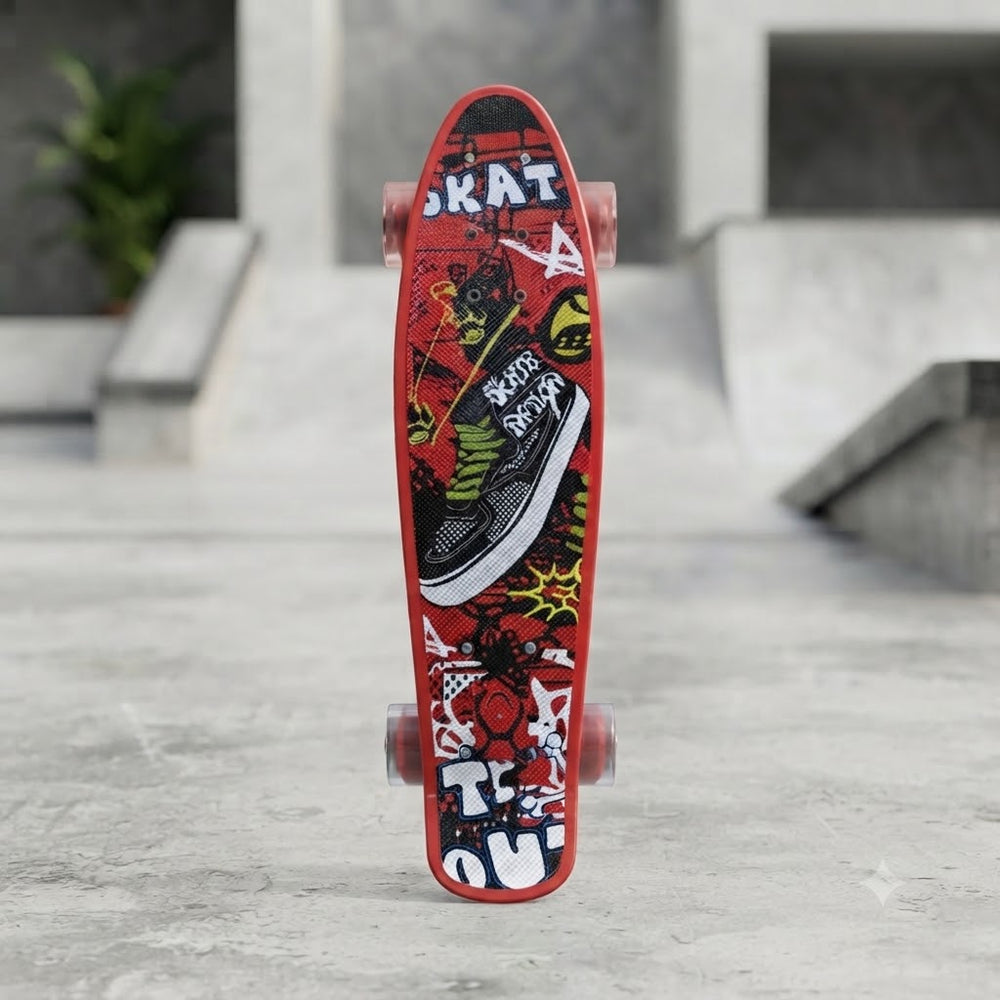 20* Inches ABS Skateboard - Red