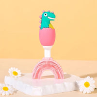 U Shape Silicon Baby Toothbrush