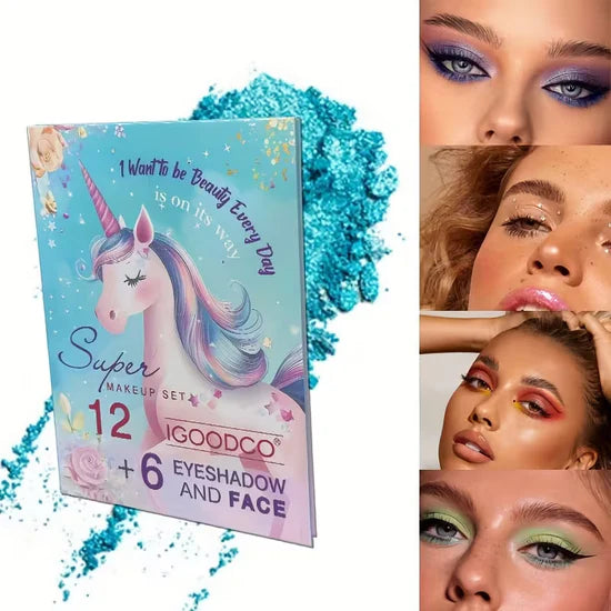 20Pcs Realistic Unicorn Themed  Makeup Palette