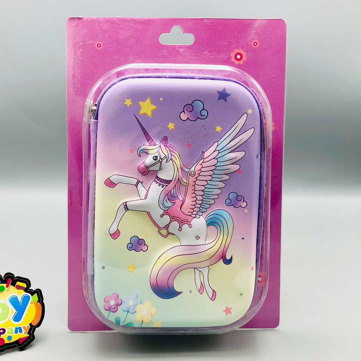 Unicorn Theme Kids Jumbo Pencil Pouch