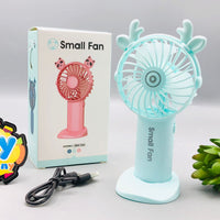 Rechargeable Cute Design Handheld & Desktop Small Fan