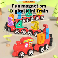 21Pcs Kids Magnetic Number Train Set