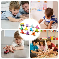 21Pcs Kids Magnetic Number Train Set