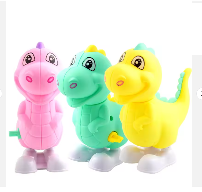 Kids Friction Dinosaur Wind-Up Toy - 1Pc