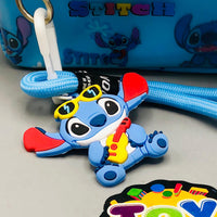 Premium Stitch Themed Kids Pencil Pouch - Blue