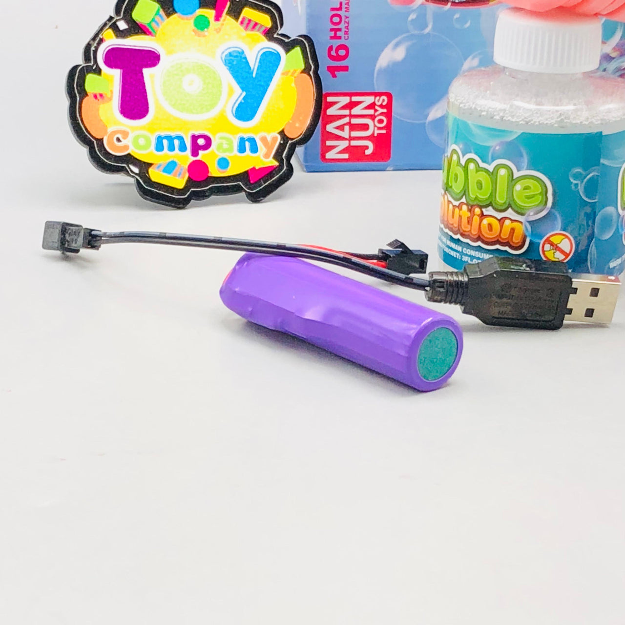 16 Holes Electric Unicorn Colorful Bubble Gun