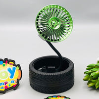 Rechargeable Silicon Tire Design Flexible Fan