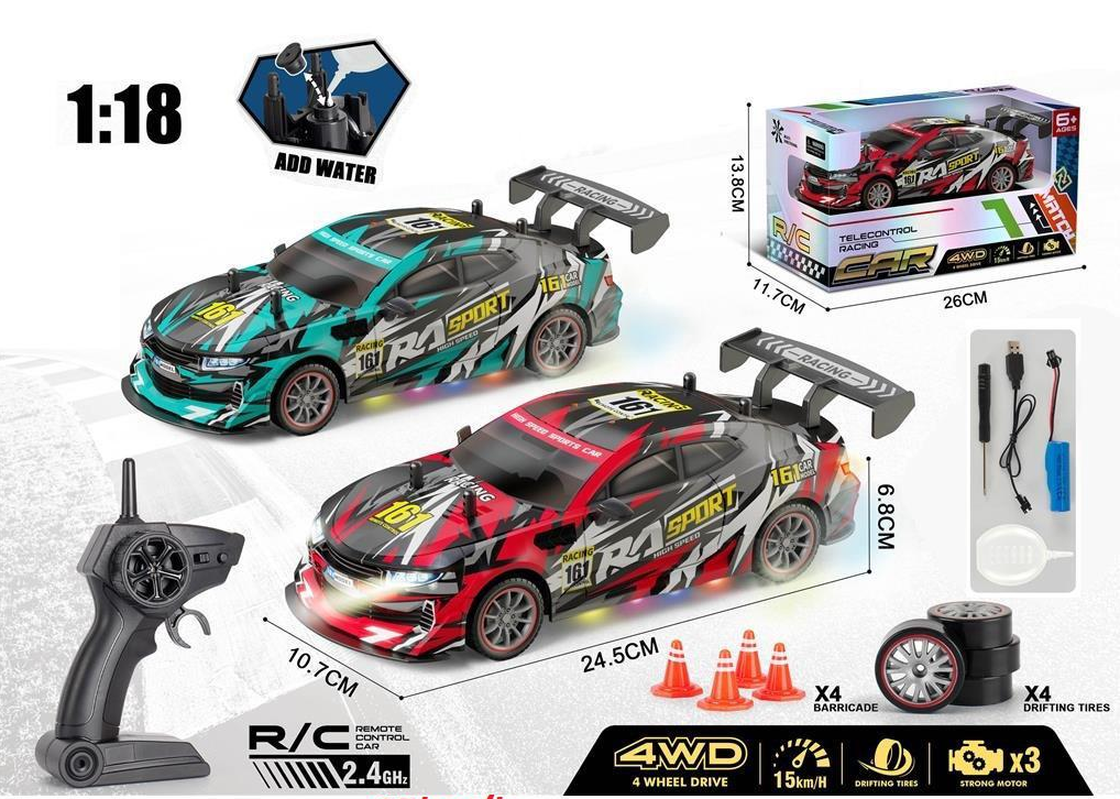1:18 RC Chevrolet Drift Car With Smoke