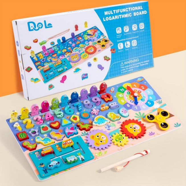 Wooden Multi-functional Logarithmic Board