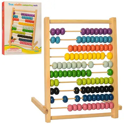 Wooden Ten Stalls Computing Rack