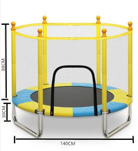 140' x 118' cm Kids Jumping Trampoline With Protective Net