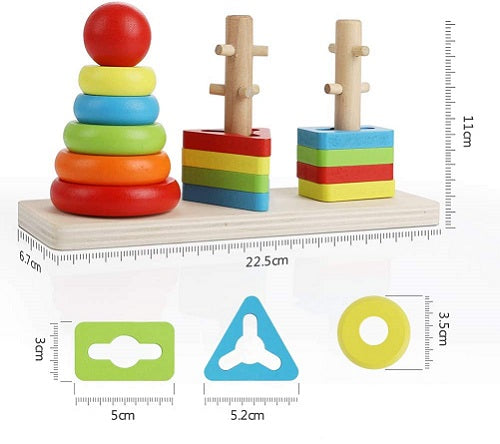 Rainbow Three-Column Tower