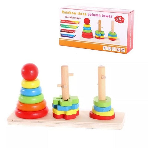 Rainbow Three-Column Tower