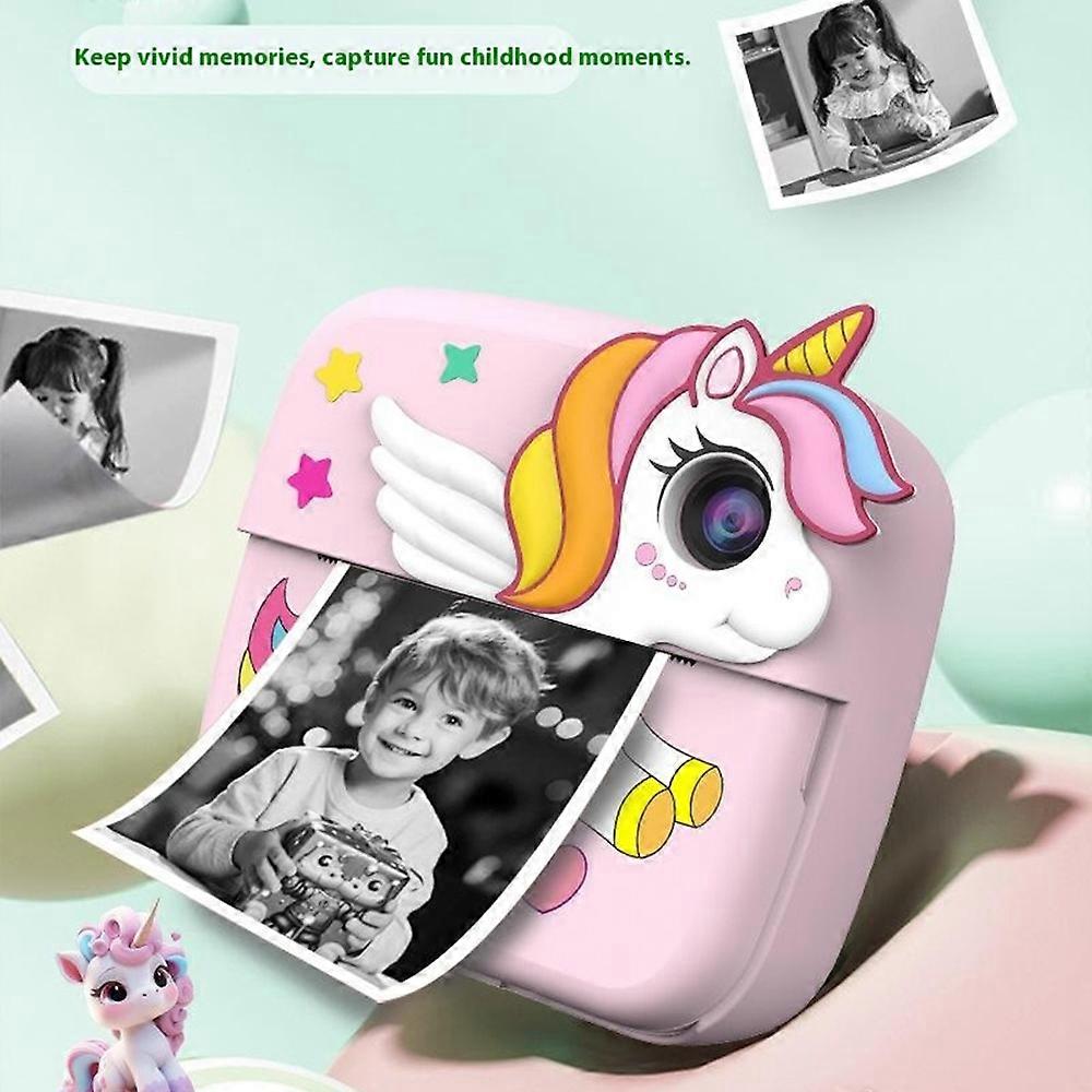 Kids Dual Camera Instant Digital Print Camera - Unicorn