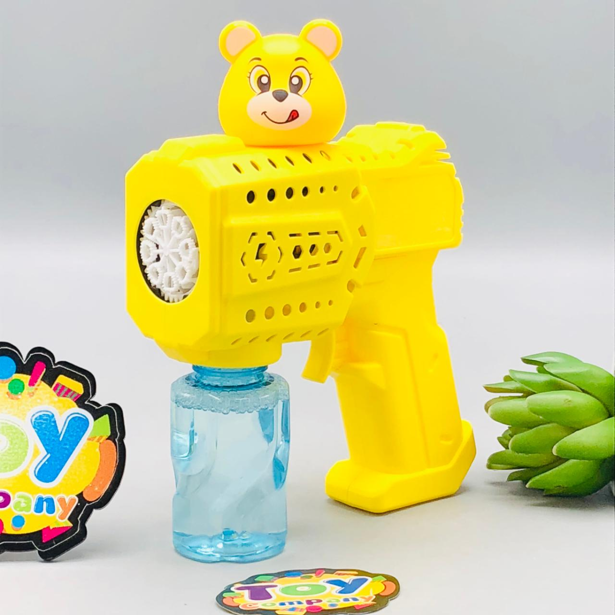 Kids Unique Electronic Colorful Bubble Gun