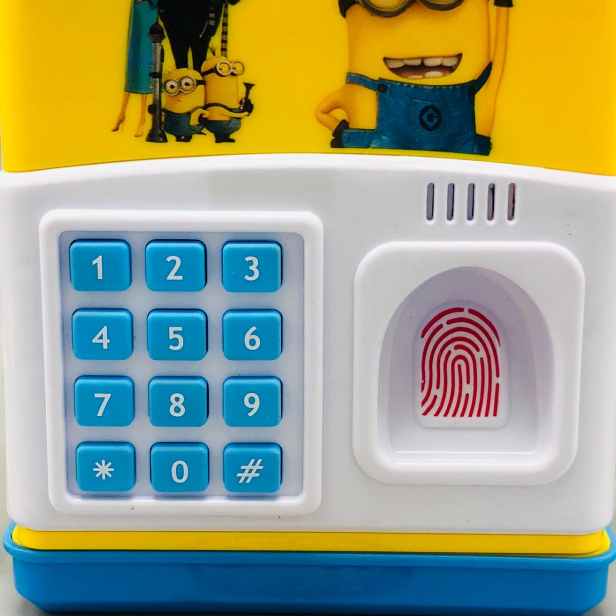 Minions Fingerprint & Password Unlock ATM Machine