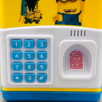 Minions Fingerprint & Password Unlock ATM Machine