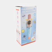 Rechargeable Spaceman Themed Handheld Bluetooth Microphone