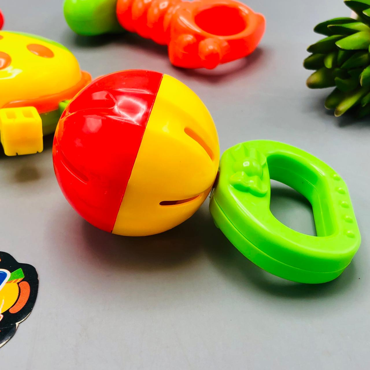 5Pcs Premium Baby Concert Rattles Set