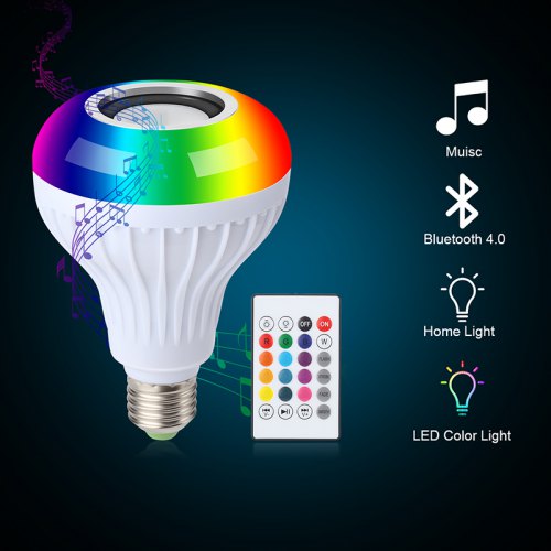 RC Wireless Disco Audio LED Bulb