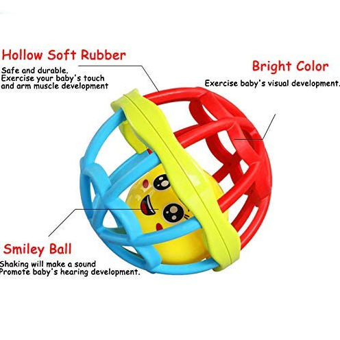 1Pc Colorful Baby Teether Ball