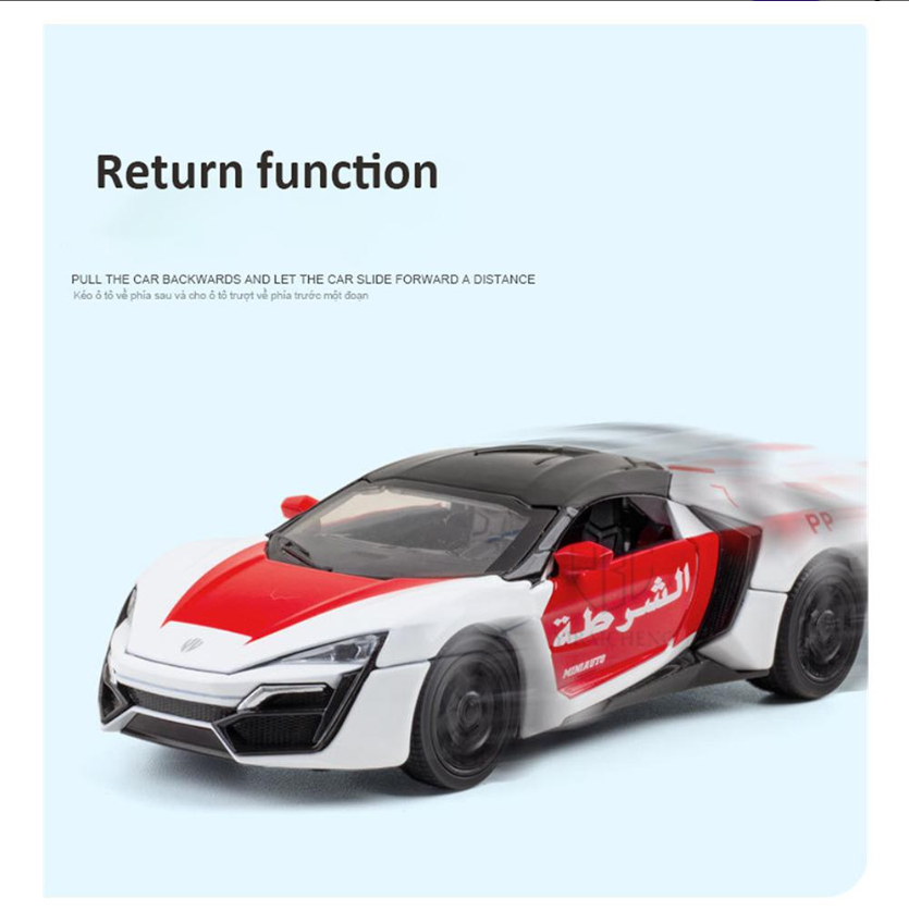 1:32 Diecast Lykan Model With Acrylic Display Box