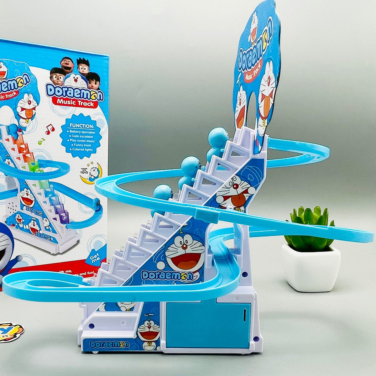 Doraemon Chase & Race Track Set