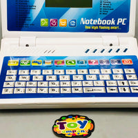 40 Activities Kids English Learning Laptop - White