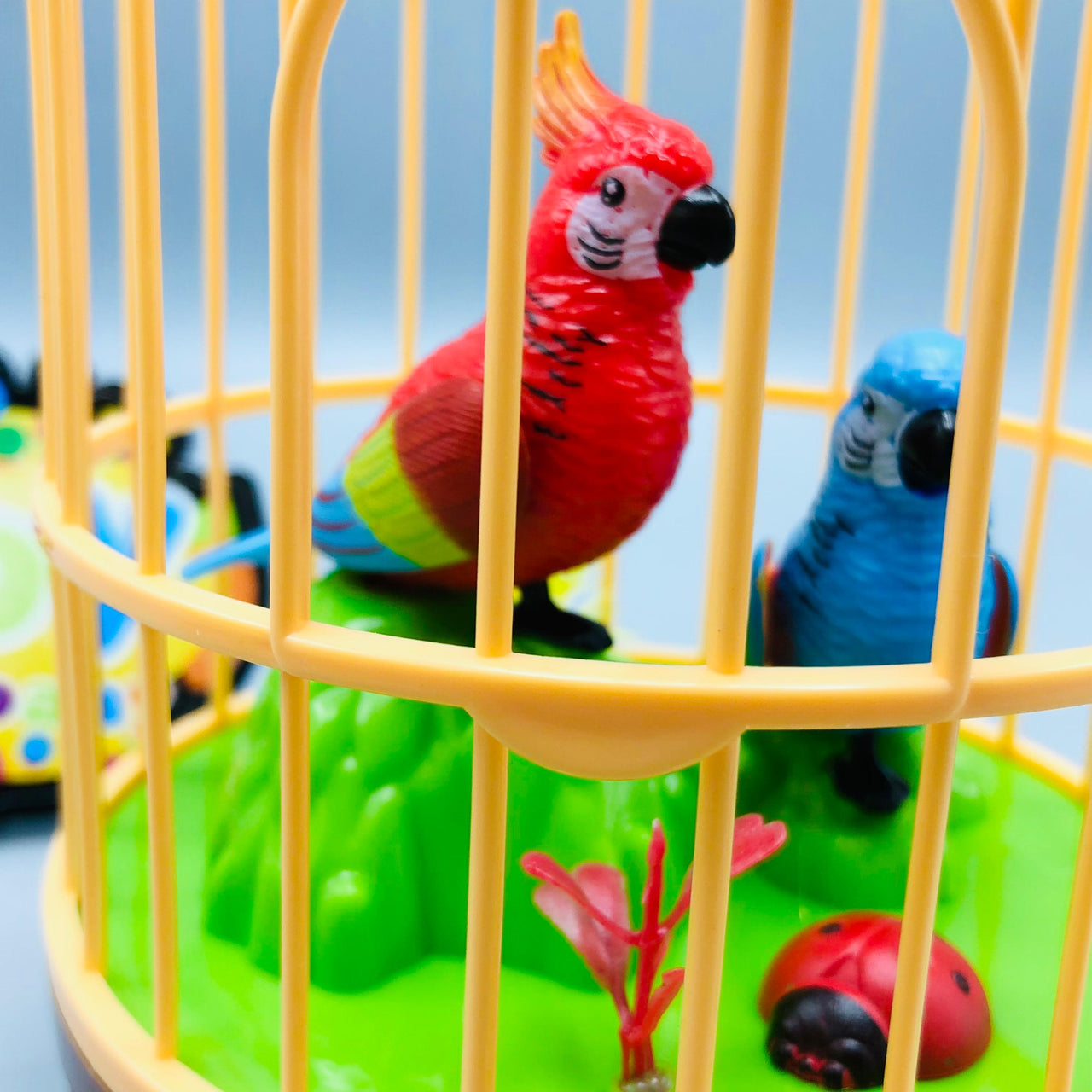 Battery Operated Kids Pretty Bird Cage With Light & Music