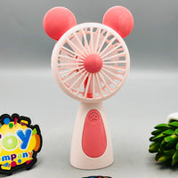 Rechargeable Mini Bear Ears Cute Fan